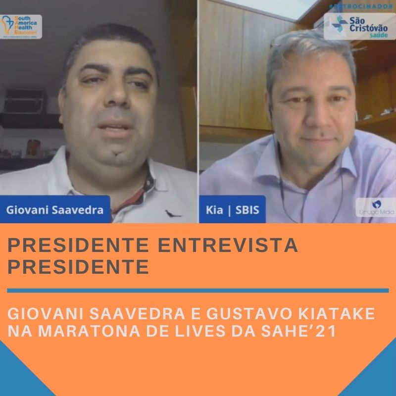 saheoficial's tweet photo. Giovani Saavedra e Gustavo Kiatake se entrevistaram na Maratona de Lives da SAHE’21 https://t.co/cNtnBzoB60