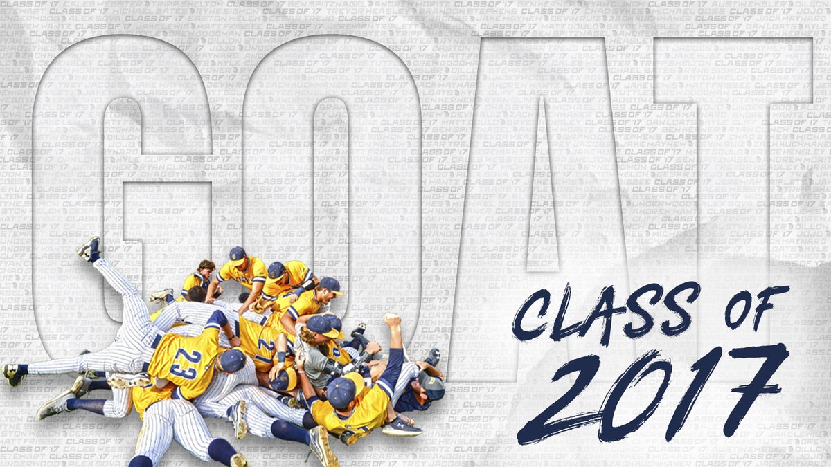 UNCG Baseball (@uncgbaseball) on Twitter photo After months of voting, it's clear who our fans think the G.O.A.T🐐 is.
Congratulations to 2017, the "Top Spartan Baseball Team of All-Time"
#letsgoG After months of voting, it's clear who our fans think the G.O.A.T🐐 is.
Congratulations to 2017, the "Top Spartan Baseball Team of All-Time"
#letsgoG