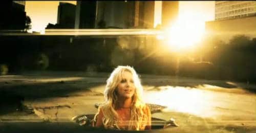 The hatch as Britney’s underground bunker from the Till The World Ends music video.