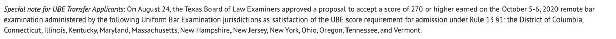 QsForTheBLE's tweet image. So that must be Dr. Roger Bolus. Texas is omitted from Massachusetts's reciprocity list, but MA is on TX's list.  Texas's psychometrician is Dr. Bolus. And CA. And NV....