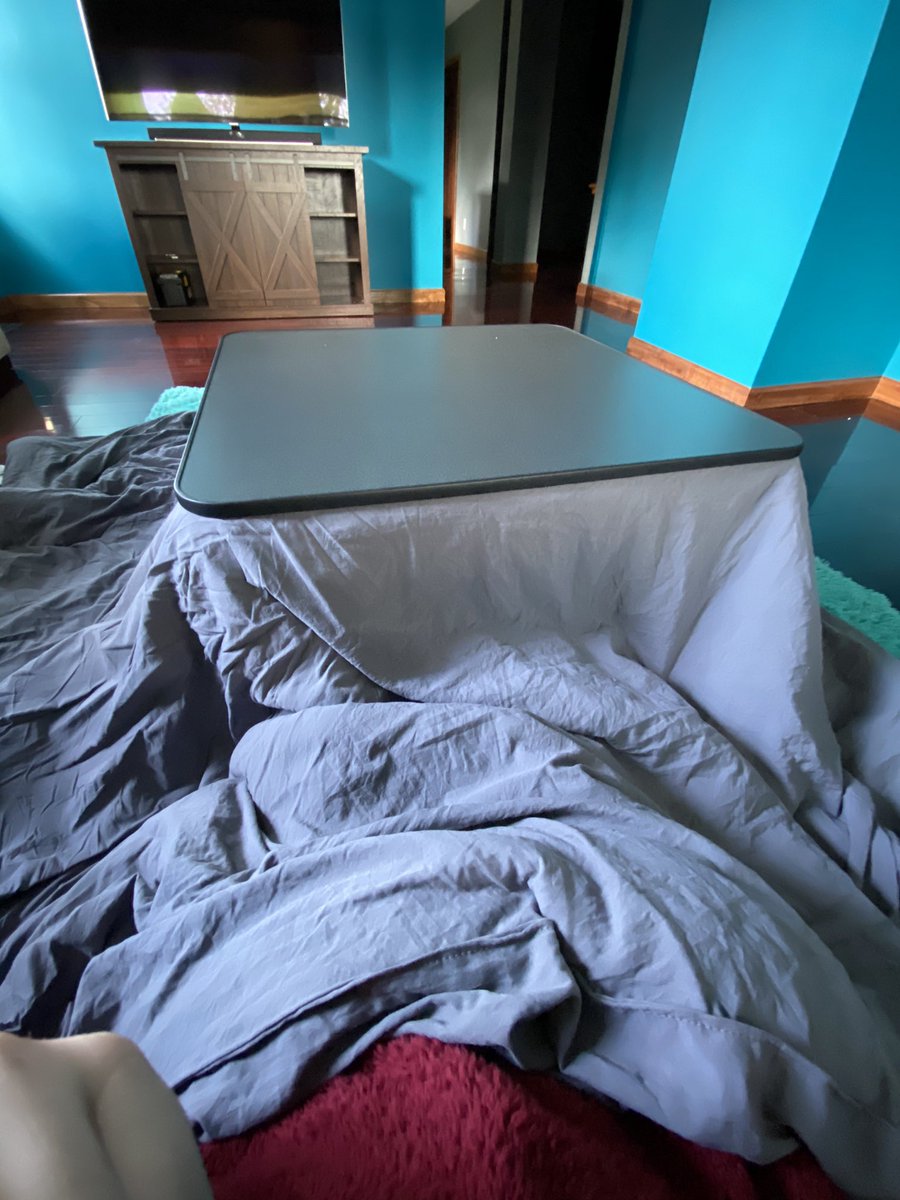 I bought a kotatsu and now I’ve become all powerful. 
There’s no stopping me now