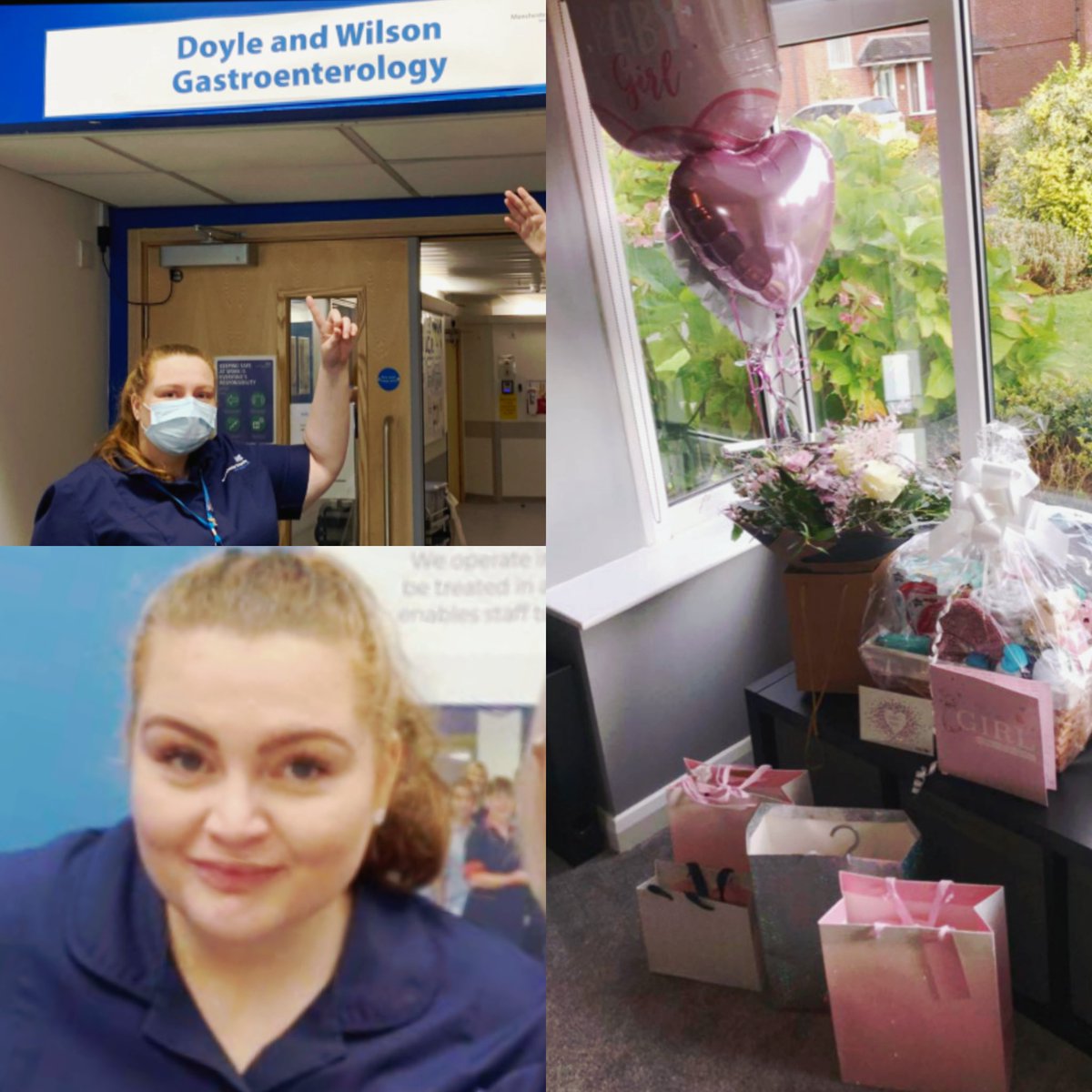 GastroWardWTWA's tweet photo. Our Ward Manager has gone on maternity leave! Although we couldn't give her a usual gastro send off, it was lovely to see our gastro family join in our very first zoom baby shower!! We will miss you Kayleigh, good luck and enjoy your time off! We can't wait to meet baby!🤰🏻👶🥰 https://t.co/Xy4l66s9JV