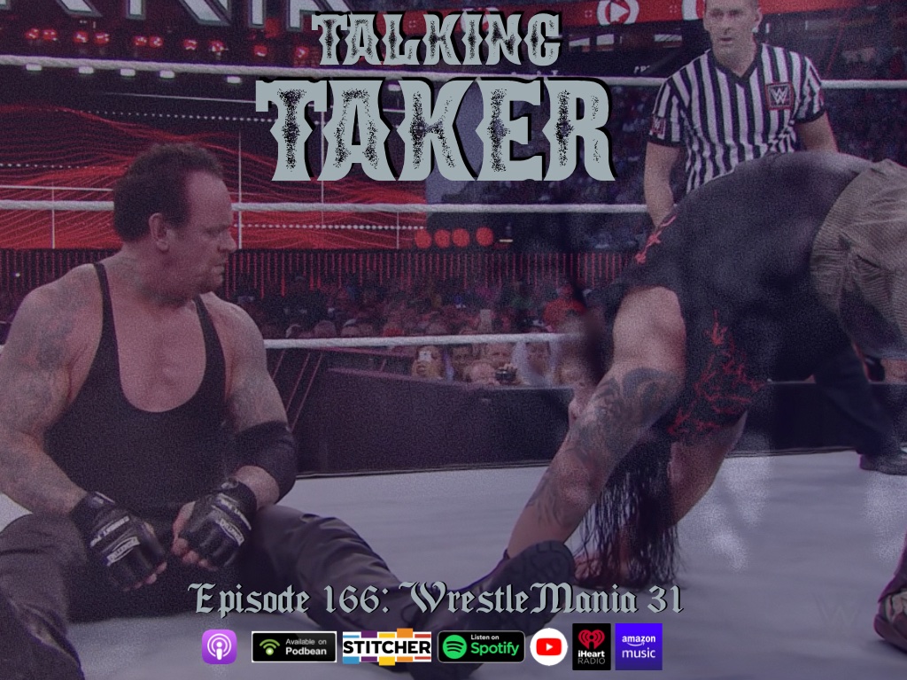 SIT UP, put in your ear buds, and join us for an all new episode of Talking Taker as we stare down the New Face Of Fear and discuss the post-Streak era Undertaker at WrestleMania 31! Listen, rate, share, subscribe! https://t.co/f29Umm6YFt https://t.co/5g1NIif0QU