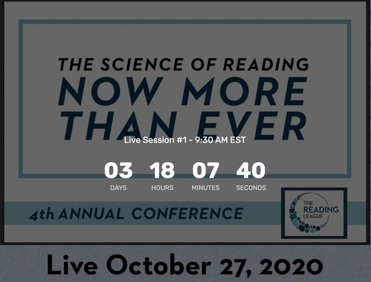 Who else can't wait for <a href="/reading_league/">The Reading League</a> conference Tuesday?! So many brilliant minds in one place! 🧠📚🥳