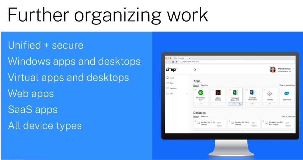 AnuragTechaisle's tweet image. Just saying. I have been following @citrix since 2008. amazing innovation progress in #unifiedworkspace. 
1/ Started with organizing work
2/ Moved to deliver great mobile, app, SaaS experience
3/ Now delivering great employee experience by guiding/automating work
These 2 slides👇
