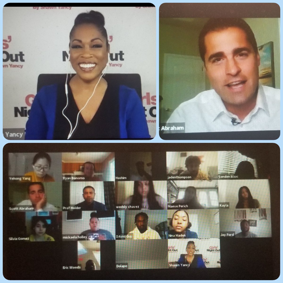 A very special thanks to <a href="/ShawnYancyTV/">Shawn Yancy</a>  <a href="/ShawnYancy/">Shawn Yancy</a>  and @ScottABC7  for taking time out to speak about Television to my Intro to Mass Comm class at <a href="/pgccnews/">Prince George's CC</a> <a href="/PGCCMassComm/">PGCCMassComm</a>. What a blessing for this next generation of broadcast journalists to get such amazing wisdom and insight!