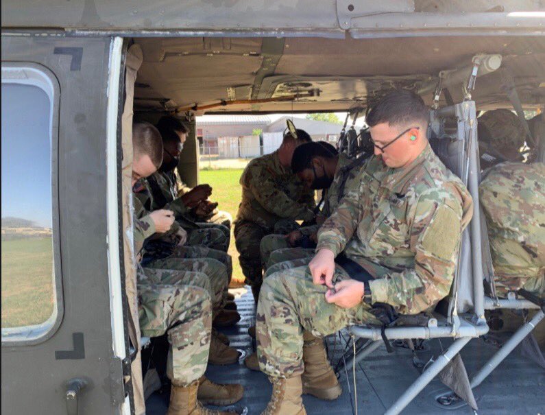 msarmyguard's tweet photo. Last Weekend, Detachment 3, Company A, Recruitment Sustainment Program had an awesome opportunity to train and ride a Blackhawk helicopter π at RSP Drill. #MSARNG https://t.co/zyV7ux95xo