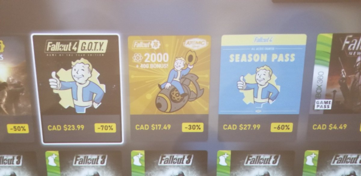 KillBotTheGamer's tweet image. Does this pricing on the Xbox Store make sense to anyone? #Fallout4 GOTY edition - $23.99. Just the DLC? - $27.99.

I'm confused...