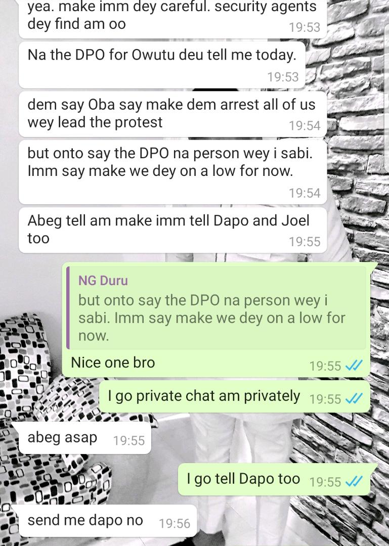TheDapoEko's tweet photo. If you don't hear from me again,  hold the Oba of Ikorodu responsible! God knows i did my best not to get involved in their dirty politics and stupid local shenanigans! We had peaceful protests in my hood; no deaths, no casualties? Why is my life being threatened??  😢😭😭😭 https://t.co/fmIbyB7EpZ