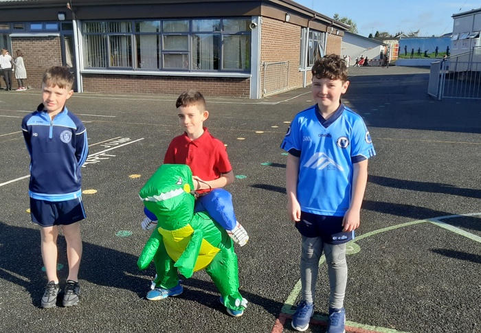 st_navan's tweet photo. MAKE HALLOWEEN GREAT AGAIN!! There were costumes of all shapes and sizes today on the yard in St Oliver's....all of them truly spooktacular!!! It was nice to see US Presidential candidates Donald Trump (and Mike Pence!) and Joe Biden pop in to try to garner some precious votes! https://t.co/i758LNszAE