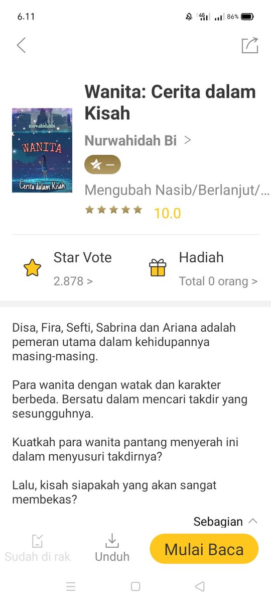 Firstlight_131's tweet photo. Penulis #novelme saling subs dan review yuuk
Nanti aku subs dan review balik ya...
Reply this tweet with your novel title and SS
Makasih
#buku #novel #nexttopwriter #nexttopwriterseason7 #WinFromHome #nurwahidahbi #baca #promopagi #wanitaceritadalamkisah #familyromance https://t.co/VLPgks2c2e