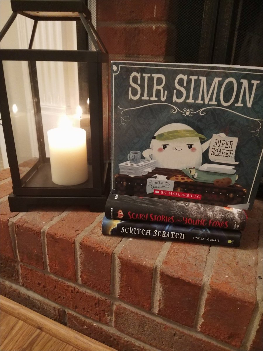 Mrs. Schwartz has her spooky book stack ready for the weekend to complete the <a href="/RivertonLMC/">Riverton Elementary Library Media Center</a> fall reading challenge! What books will you read this weekend? @awschwartz1