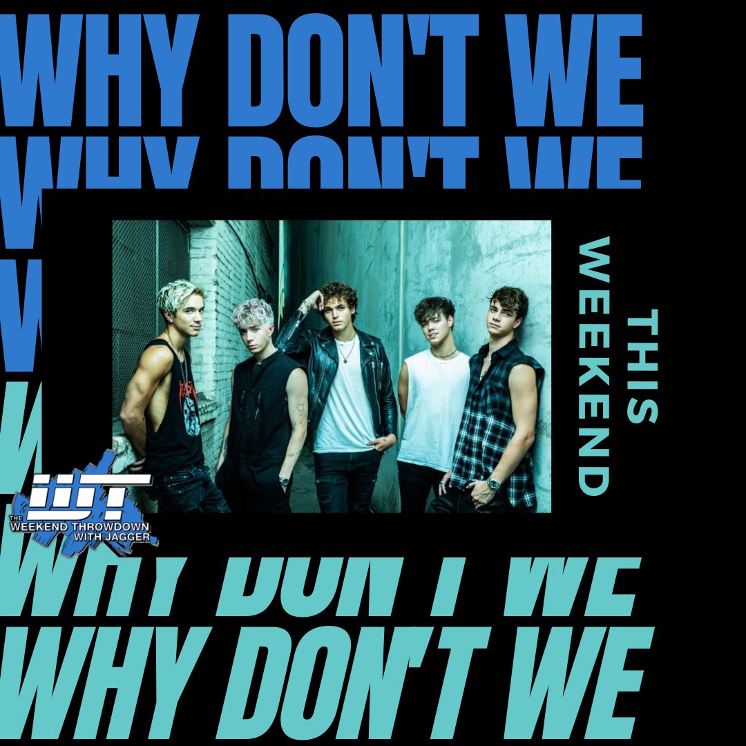 WkndThrowdown's tweet photo. @whydontwemusic is our guest this weekend on the show chatting with @jaggeronair!! The band discusses their new single “Fallin”, the new sound of the band & their excitement to get out there and #VOTE! Tune in!
.
.
.
#weekendthrowdown
#whydontwe
#fallin
#limelights
#radiolife📻 https://t.co/SZkkrXOZxC