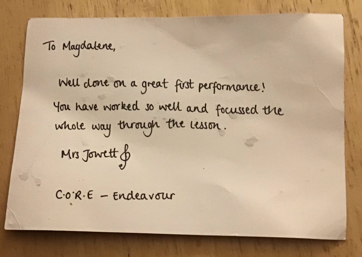 MrsBonTweets's tweet photo. PROUD MUM KLAXON!!!!
Awarded to Miss Maggie today #personalexcellence #endeavour @music_aws @DonnaSm00463762 https://t.co/PUtFi2mnzc