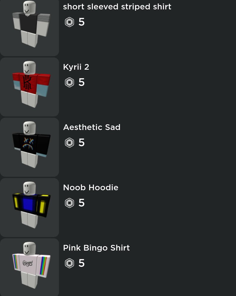 Look at some clothes from our group we love to promote little Designer that they can get some attention 😁

#robloxart #ROBLOX #robloxdesigner #robloxclothing #robloxclothes #art #RTC