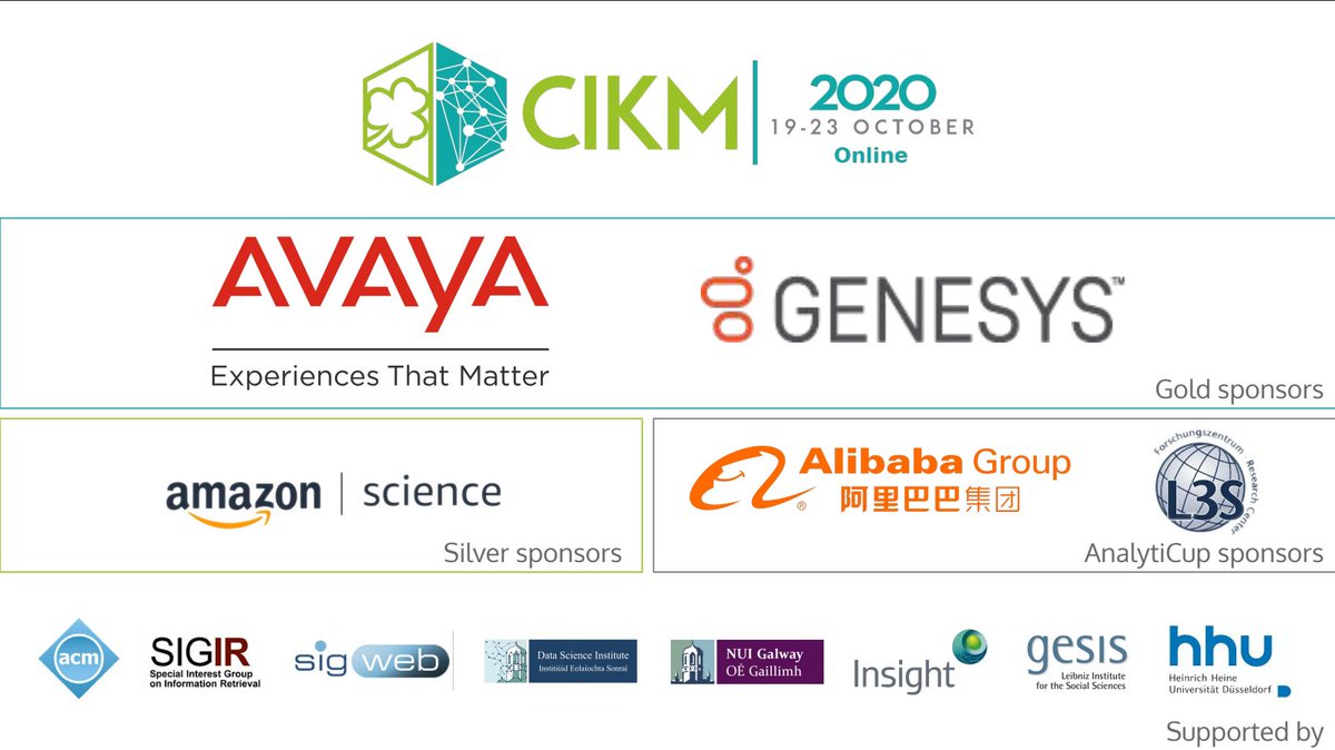 CIKM2020 tweet media