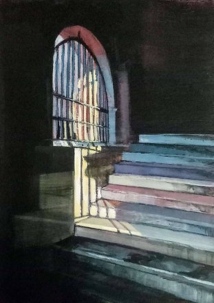 Lindsey_Art's tweet photo. My #Colour_Collective offering this week for #BlackIris:

Scotsman Steps
21x15cm acrylic &amp; oil on board
https://t.co/q2i6dLeUxx

#painting #art #cityscape #stair #onwardandupward #scotsmansteps #urbanarteries #pedestrianroutes #scottishart #womensart #Edinburgh

@Clr_Collective https://t.co/epflYkMxGI