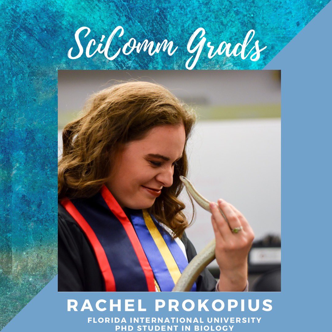 ComSciConMia's tweet photo. Today we feature Rachel one of our attendee grad students! Thank you so much for joining us through your SciComm journey!
#scicomm #sciencecommunication #communication #conference #workshop #graduatelife #phdlife #masters #graduatestudent #professionalworkshop https://t.co/th6zDc1Gxe