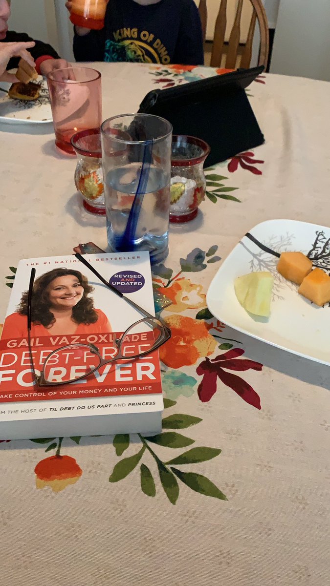 MilnerLlmilner's tweet image. Lunch with my 2 sons and reading this book @GailVazOxlade to get debt free. Also tech my sons how to safe money. #MoneyMasterclass