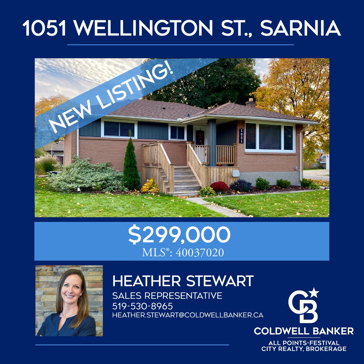 🚨 NEW LISTING!

Move in ready and immediate possession available. Well maintained and updated 3 bedroom, 1 bathroom brick bungalow. 

Contact Heather Stewart for more info!