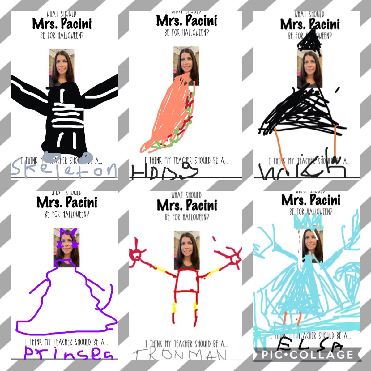 One of the many reasons why I love teaching kindergarten! How will I ever decide what to be for Halloween with so many great suggestions?!