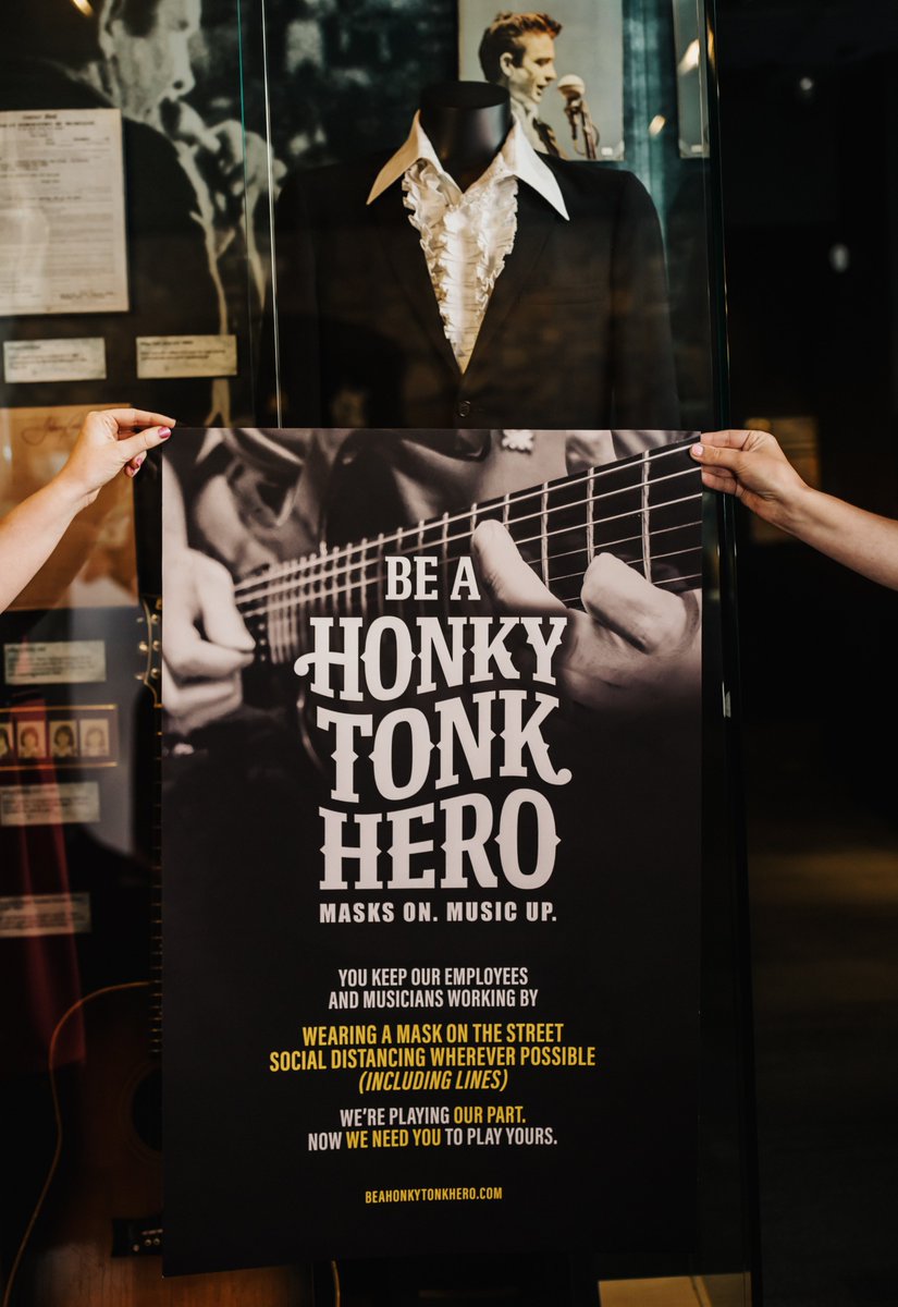 BroadwayHTH's tweet photo. We're on the brink of the weekend, #HonkyTonkHeroes! Continue to follow proper health &amp; safety guidelines by wearing a mask and socially distancing. https://t.co/5LnoCFGJxw