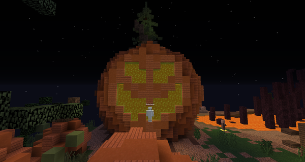 Mineplex's tweet photo. Enjoy a photoshoot we did with our resident ghost in our brand new Halloween lobby!👀👻 https://t.co/zkxMsPTreQ
