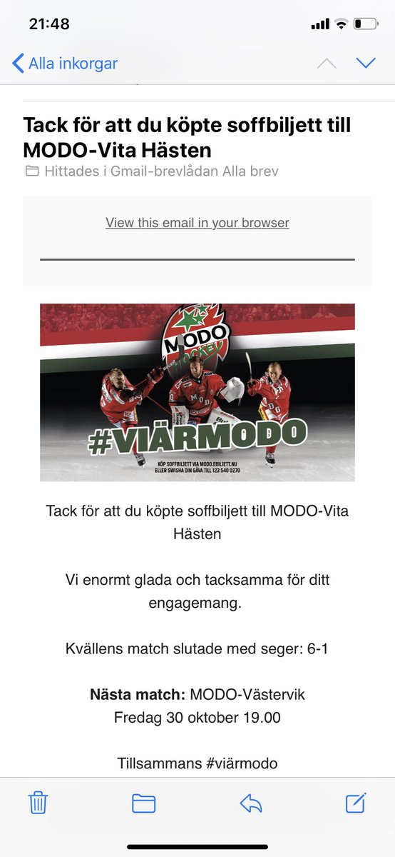 TommyOst's tweet photo. Skönt att man köpte soffbiljett så man fick se en härlig vinst! #modose https://t.co/kjQo9MUPdQ