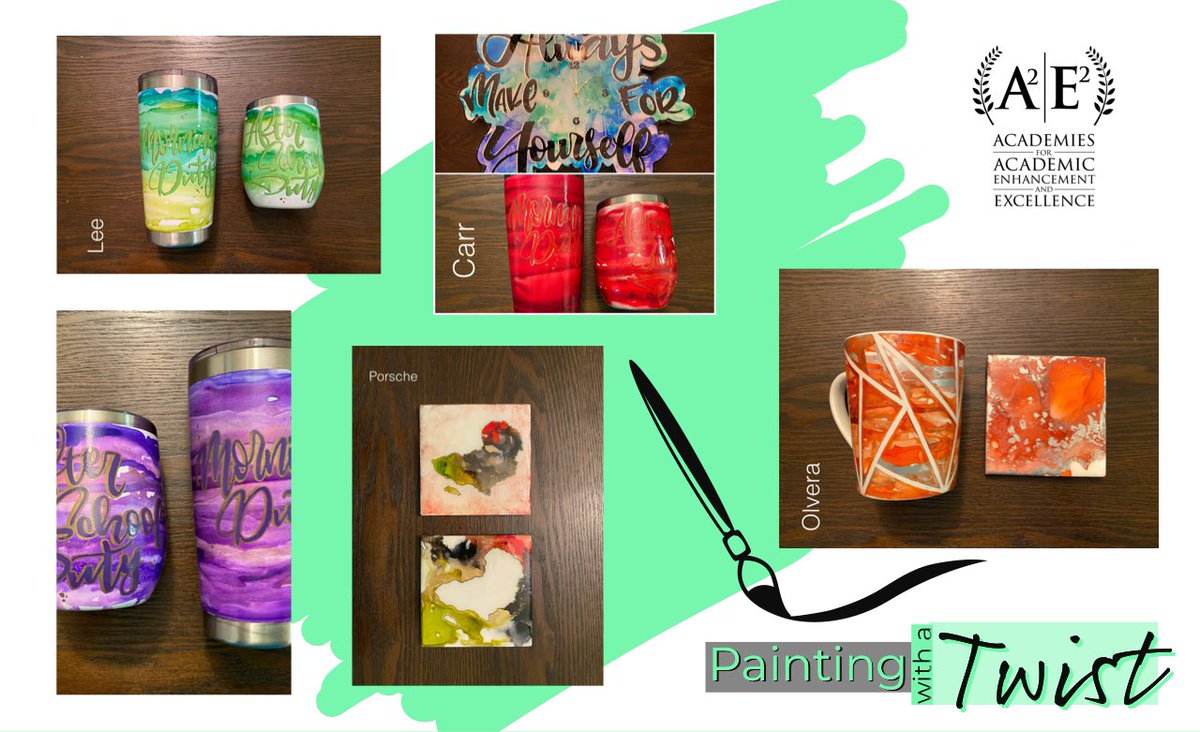 DesotoISDa2e2's tweet photo. In addition to a fun and relaxing time, some of our teachers walked away with special prizes during our A2E2 Painting with a Twist SEL Event!  @desotoisdengage @Araceli4th @Miss_PJ_Colbert @1RealLMichelle @MsAParks1 @ElexiaWhite @A2e2David @KimMosleyJD https://t.co/tJpCHKBFZ7