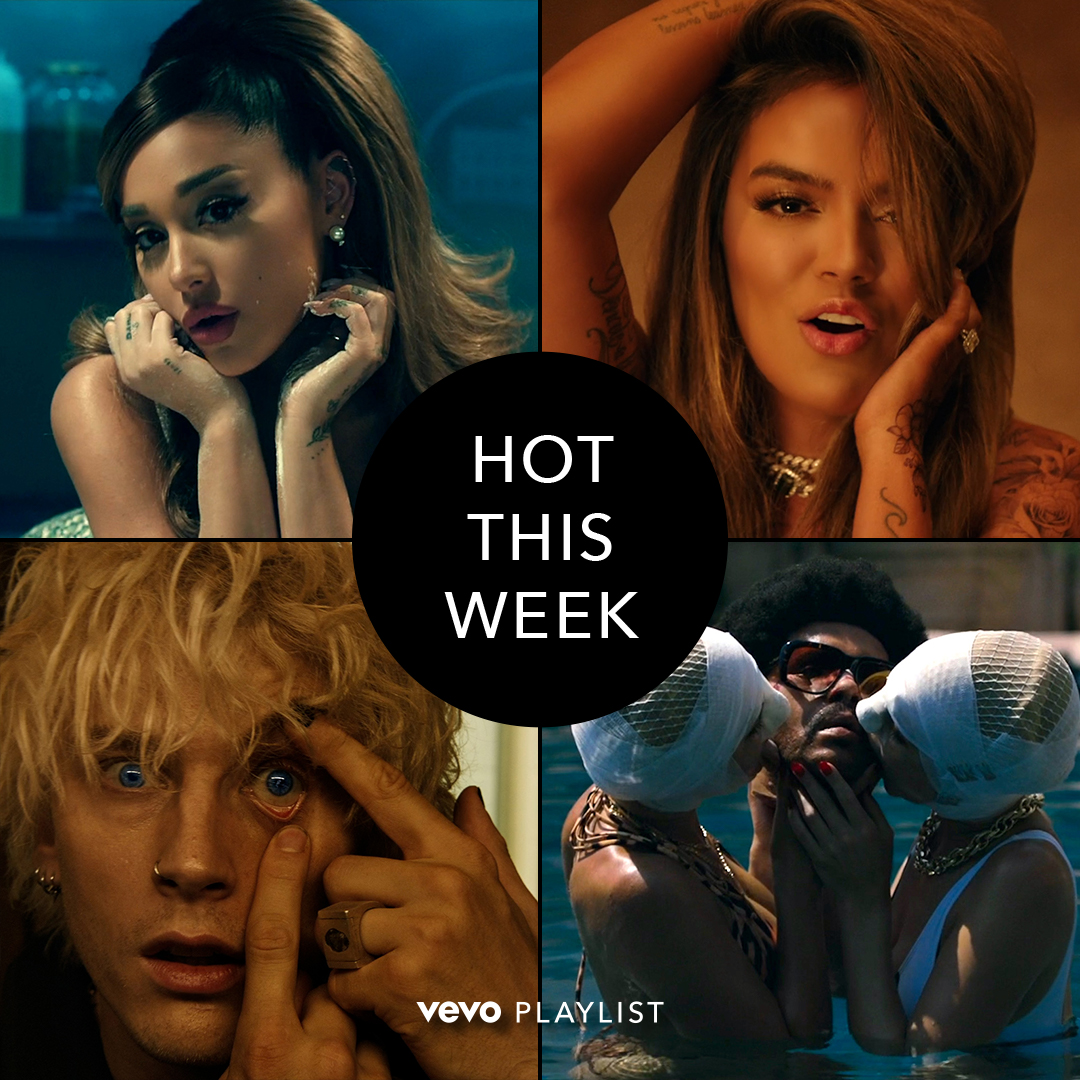We're heating things up with some sick videos from @arianagrande, @karolg, @machinegunkelly and @theweeknd. 🔥 See if your fav made the list on Hot This Week 👀
⠀⠀⠀⠀⠀⠀⠀⠀⠀
▶️ https://t.co/QVgkgMVIv7 https://t.co/KKXFJWBsiT