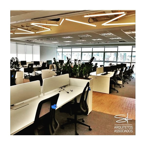 st_arquitetura's tweet photo. Randstad, 70m². Projeto com conceito 'open space' o que refletiu em um escritório convidativo, fluído, flexível e cheio de vida.
#arquitetura #arquiteturasp #arquiteturacorporativa #starq #starquitetura #st #architecture #arq #projeto #officedesign #openspaceoffice #randstad https://t.co/ORenchOHSU