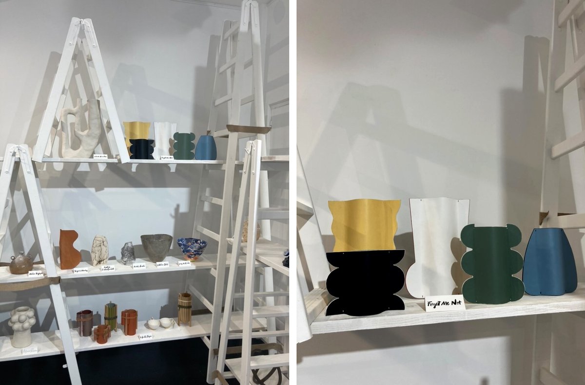 ForgetMeNotCoco's tweet image. #1000vases exhibition during the #Fiac
Until sunday @galeriejoseph  78 rue de Turenne⁠ 

⁠Set Design - Hervé Sauvage
Visual identity - Inoui Studio⁠ 
#design #art #frenchdesign #internationaldesigner #cocobrun #HervéSauvage