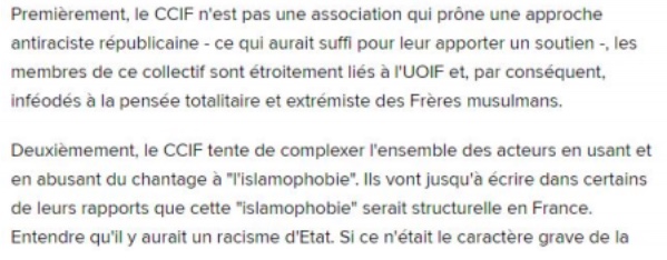 Cette association loi 1901 présentée comme “apolitique” et “areligieuse”, a pour objectif affiché de lutter contre l’islamophobie en France 2/n https://www.huffingtonpost.fr/mohamed-sifaoui/ne-pas-ceder-au-chantage-a-lislamophobie-_b_7733524.html