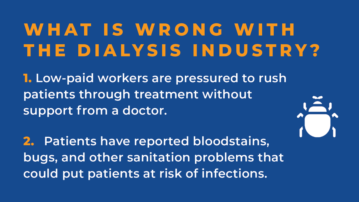 VoteYesOnProp23's tweet photo. Why do we need Prop 23, and what will it do to #FixDialysis in California? #YesOn23 https://t.co/hnJDEgz8gD