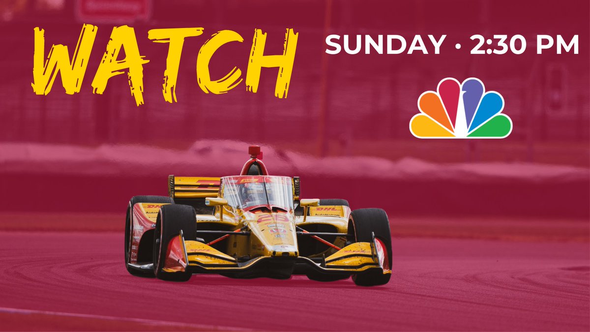 DHLUS's tweet image. Who's ready for an #IndyCar weekend? We know we're ready to watch @RyanHunterReay take on the #FirestoneGP track this Sunday at 2:30 p.m. ET on @NBC.

#SpeedOfYellow #DHLTeamRHR #AllAndretti @FollowAndretti