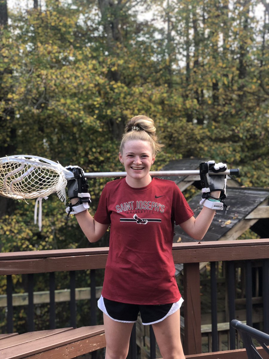 ReganBestick's tweet photo. So excited to announce my verbal commitment to play Division 1 lacrosse at St. Joseph’s University! Go Hawks!❤️🦅  #bestickstakeontheA10 #nohighschoollacrossenoproblem #THWND @SJUHawks_WLax @Action_Speed_Tr @FLSVarsity https://t.co/wOFUfTlop8