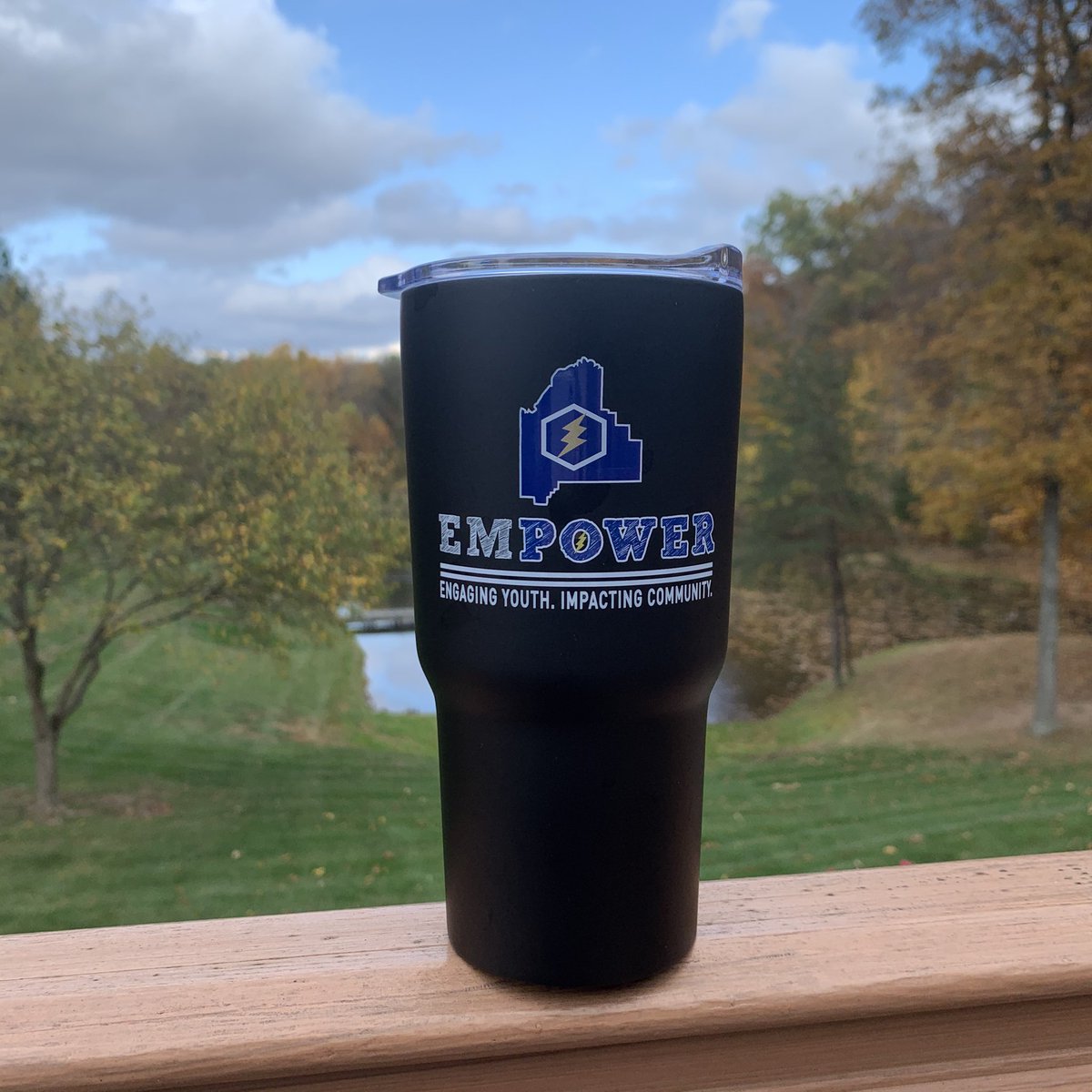 When you download the EMPOWER Scott County App and then use it to check in to positive activities in our community, you accumulate points that can be traded in for things like this awesome Yeti with our EMPOWER Logo!