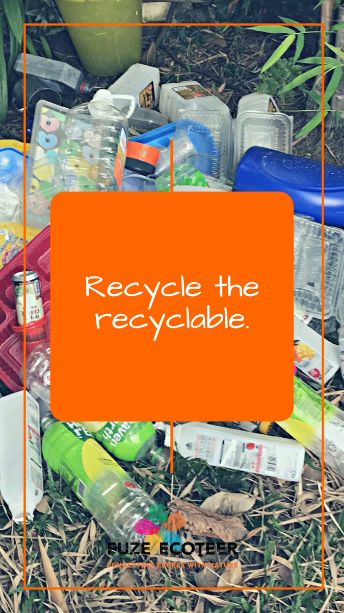 FuzeEcoteer's tweet photo. If you do have plastic bottles,  containers and utensils or tins, cans and glass or even clothes and electricals. Look for recycling stations available in your area and send them there. They could put those things to good use rather contribute to the worlds waste problem. https://t.co/yQfajCtVlH