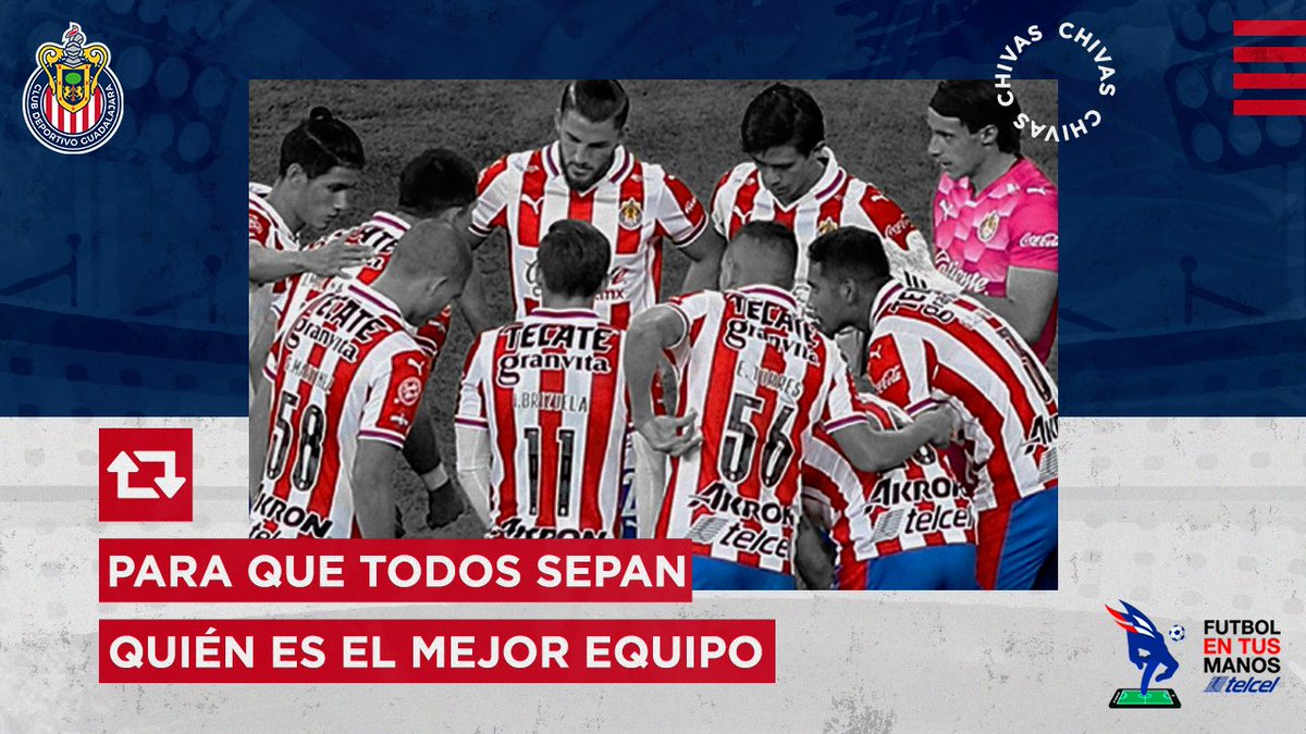 ¿A cuántos RT podemos llegar, ChivaHermanos? <a href="/Chivas/">CHIVAS</a> 😎 #FutbolEnTusManos