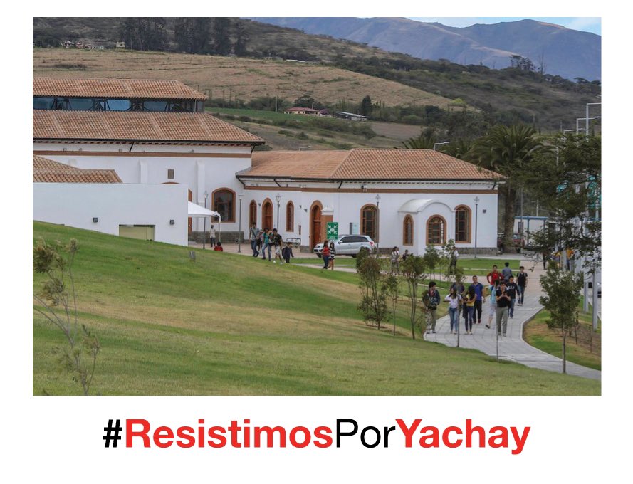 Yachay es la construcción de una ciudad, la creación de una universidad, la gestión de una empresa pública… Yachay es inversión social para Urcuquí, Imbabura y Ecuador. Yachay es trabajo, educación, ciencia, tecnología. #ResistimosPorYachay 
<a href="/JuntosUrcuqui/">Juntos Por Urcuquí</a> <a href="/MashiRafael/">Rafael Correa</a>