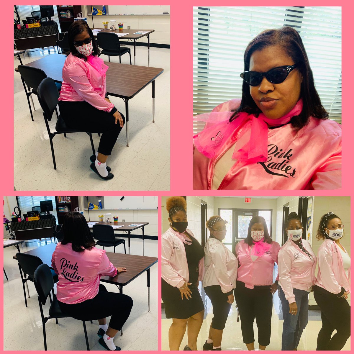 MrsDelaney101's tweet photo. Always a lady, but today I’m a “Pink Lady” for #BCMSThinkPinkWeek at @BearCreekMS! Our spirit for #BreastCancerAwarenessMonth is unmatched! Go pink or go home! 💗@BearCreek_PBIS @BCMSCheer_Dance https://t.co/BUGfOg36kv