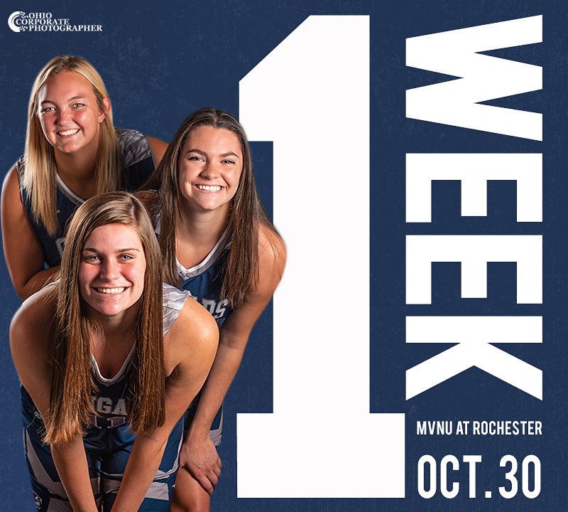 1 week away until <a href="/mvnuWBB/">MVNU Women's Basketball</a> opens its season at Rochester University (Mich.) on Oct.30! Basketball is almost here 🏀 (Date subject to change.)

(📸: Ohio Corporate Photographer)