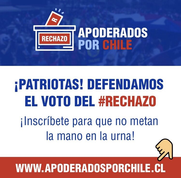 Florencia_Pink's tweet photo. 📢Atención amigos para ser Apoderados d mesa inscribete en linea mira el afiche👇Si, en tu local d votación faltan apoderados del RECHAZO, ofrécete y dirígete con el Apoderado General, te dará un poder para ser Apoderado y lleva una mascarilla d 3 pliegues #SeApoderadoRechazoEl25 https://t.co/DtlnZshYac