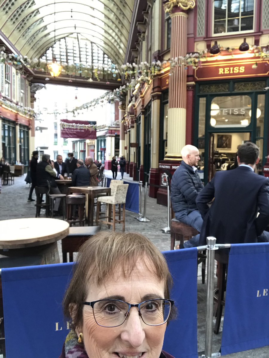 GowmanAJ's tweet photo. Visited #LeadenhallMarket today to see opticians #HawkesandWainer Lots of places to eat. Put it in your diary for next week. #Cityisopen https://t.co/oR9OPUP4hT