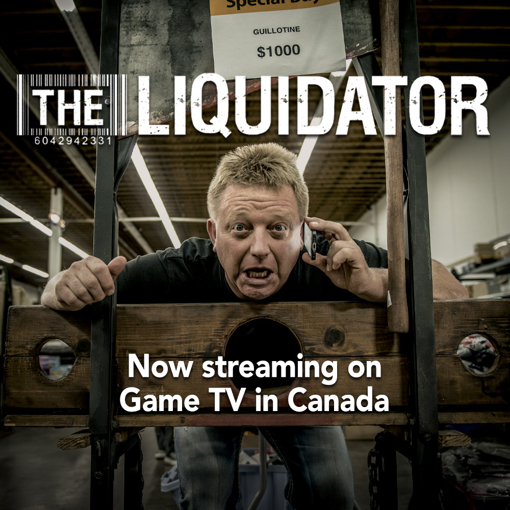 theliquidatorTV's tweet photo. Hey Canada! Catch back-to-back episodes
of The Liquidator on @GameTVCanada , weekly
at 10am ET. To learn more, please visit
https://t.co/C76TsXI07A #CanadianTV
#directliquidation #theliquidator #longliveJeff #buylowsellhigh #GameTV #nowairing #deal https://t.co/NBaOfSCPh6