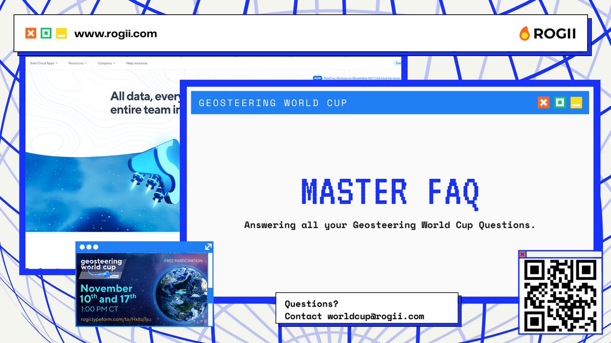ROGII_Inc's tweet photo. Interested in the #GeosteeringWorldCup but have questions? Fear not, we have compiled a list of frequently asked questions on our website, https://t.co/x8tvEzfVi2. Make sure to check it out!
Registration: https://t.co/Utpr98UXoD
#geosteering #rogii #starsteer #oilandgas https://t.co/74HkLNbZFC