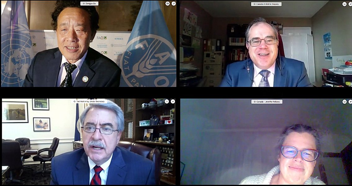 FAODG's tweet photo. It was an honour to participate in #INARC6 alongside the US & Canada. Thank you for your inspiring contributions. FAO counts on your continued support as we work hand in hand to ensure food safety, norms and standards; food diversity; food availability; & healthy diets for all. https://t.co/W66FkVzANA