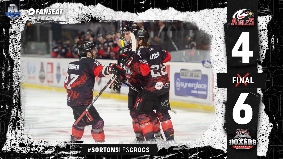 Les Boyz se sont faits peur mais l'emportent 6-4 chez <a href="/LesAiglesdeNice/">Les Aigles de Nice</a> après un match riche en rebondissements où les unités spéciales ont tourné à plein régime ! #SLMhockey