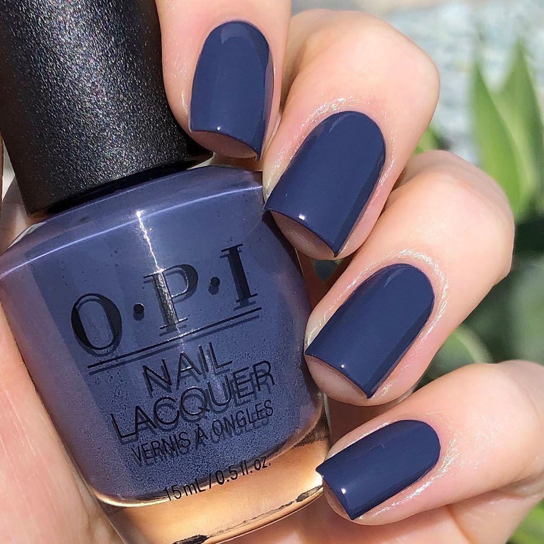 PinknWhiteSpa's tweet image. Would you say this is more of a blue or violet? 🧐 Either way, it’s absolutely gorgeous!
...
Reposting @opi 
There's no need to add anything more to this classic navy shade.💙 @emmaheartssnails
Shade: #LessisNorse