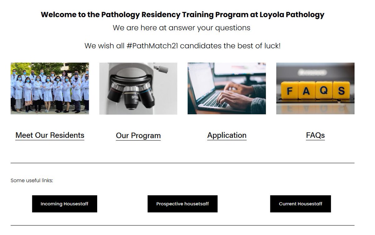 loyolapathology's tweet photo. Are you looking for an amazing #pathology educational experience with world-renowned faculty, excellent mentorship, and wonderful resident sponsorship - look no further. Join us at @loyolapathology #LoyolaPath #Path2Path #PatchMatch21 Website: https://t.co/wghdf0NLux https://t.co/aPbMkEGAxd